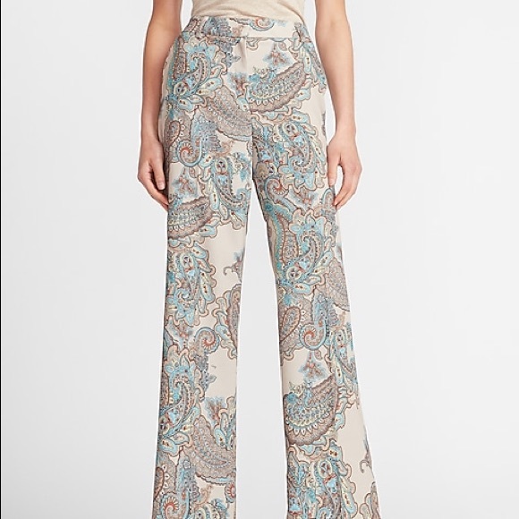 NWT Express Paisley Pants - Picture 3 of 5